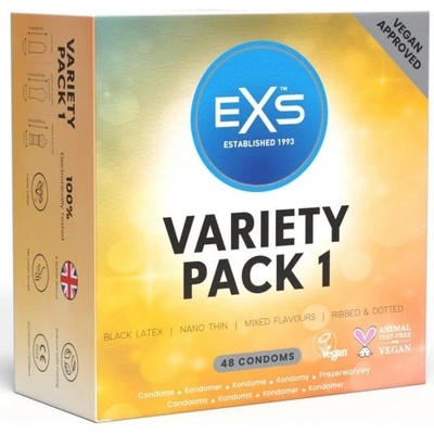 EXS Condoms 48 бр. Презервативи EXS Variety Pack 1