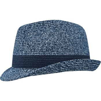 Myrtle Beach Melírovaný klobouk MB6700 tmavě modrý melír