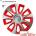 Versaco Тасове за джанти 13'' Versaco Stratos Silver / Red (56195)