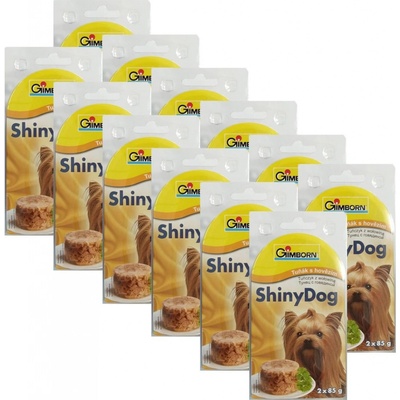 GimBorn ShinyDog tuňák hovězí 12 x 2 x 85 g