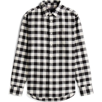 Tommy Hilfiger Риза с дълъг ръкав Tommy Hilfiger Men's Buffalo Check Long Sleeve Shirt - Black 0MD