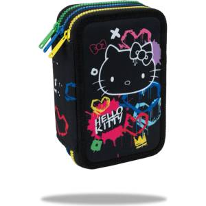 COOLPACK Несесер COOLPACK Jumper 3 Hello Kitty Neon Black