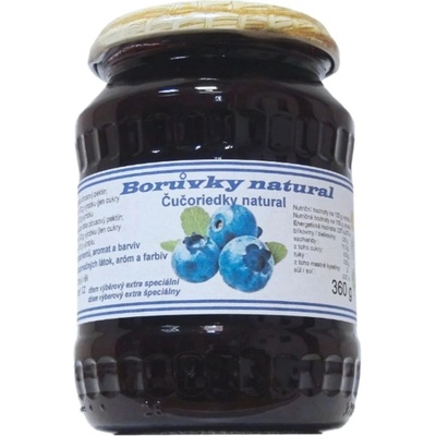 Zdravý věk Džem BORŮVKA natural bez přidaného cukru 360g