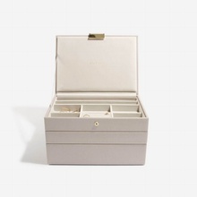 Stackers šperkovnice 3v1 Taupe Classic Set šedobéžová