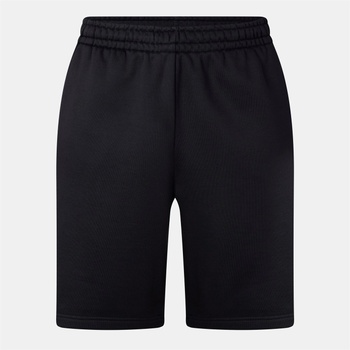 OFF WHITE Поларени къси панталони OFF WHITE Men's Fleece Relaxed Fit Jogger Shorts - Black/White