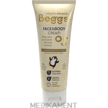 BEGGS Detský hydratačný krém na pleť a telo 75 ml