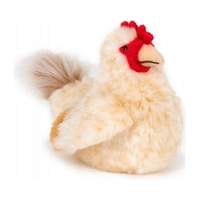 SEMO KURA sedící domácí kohout pták 23 cm