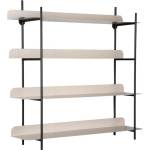 PT LIVING Черен/сив на няколко нива метален стенен рафт 60 cm Reina Cuatro - PT LIVING (PT4389BK)