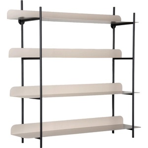 PT LIVING Черен/сив на няколко нива метален стенен рафт 60 cm Reina Cuatro - PT LIVING (PT4389BK)