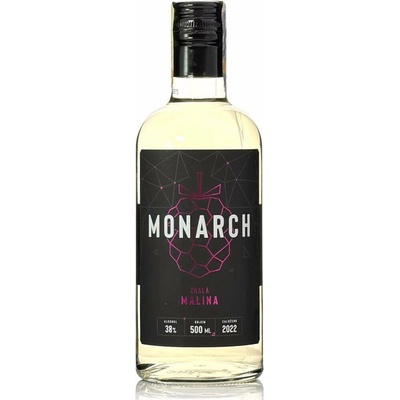 Monarch Zralá Malina 38% 0,5 l (holá láhev)