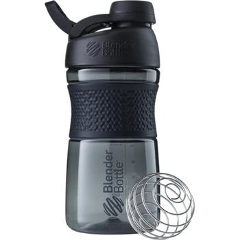 BlenderBottle SportMixer Twist Blender Bottle Shaker - Различни цветове [590 мл] Черен