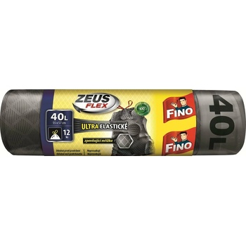 Fino Vrecia zaťahovacie Zeus FLEX 40l 32 µm 12 ks strieborné