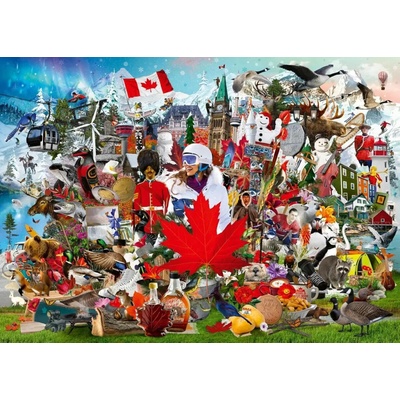 Ravensburger Ó Kanado! 1000 dílků