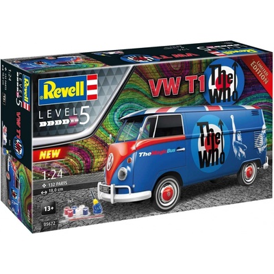Revell VW T1 The Who Gift-Set auto 05672 1:24