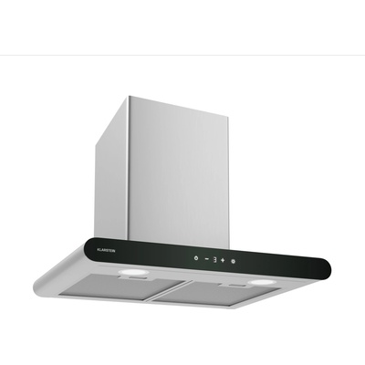 Klarstein Аспиратор CurveVent, 700 м³/ч, Сензорно докосване, LED, 110 W, EEK A+ (CGCH7_CurVen_60BK+SS) (CGCH7_CurVen_60BK+SS)