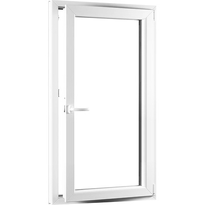 SKLADOVÉ-OKNÁ.sk REHAU Smartline+, otváravo - sklopné pravé 800 x 1540
