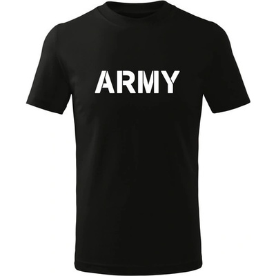 Dragowa detské krátke tričko Army čierna