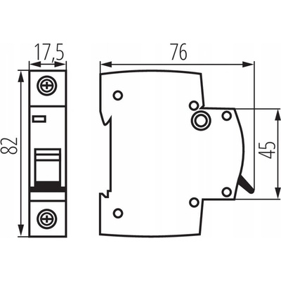 Jistič Kanlux 230 V IP20 2 A