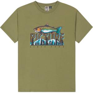 Picture Мъжка тениска Picture Saywhat Tee T-shirt - Aloe - размер M (216-7782-0112)