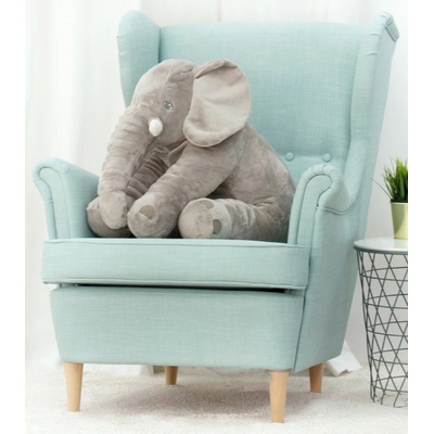 Dear Bear Plyšový slon Elephant 70 cm - sivý
