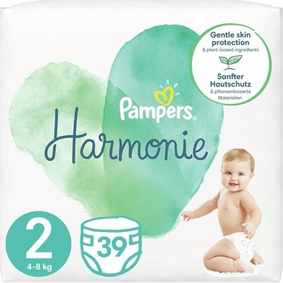 Pampers 9% ДДС Harmonie Размер 2, пелени, Мини, 39бр (8006540156551)