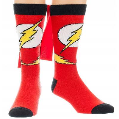 DC Comics Flash Socks 1 Pair with Cloak