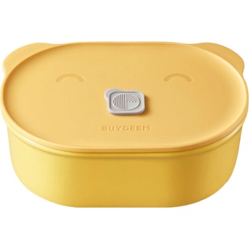 Buydeem CT3007 Bento Lunch Box 500 ml, Mellow Yellow (CT3007-MY)