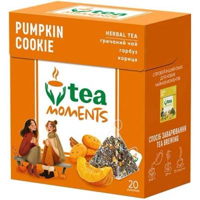 TEA MOMENTS Pumpkin Cookie 36 g 20 pyramid