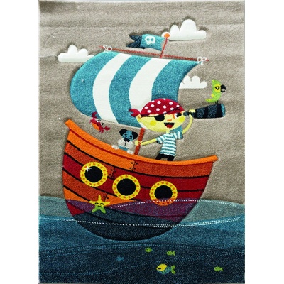 Berfin Dywany Smart Kids 22766 Blue Hnědá