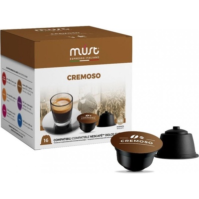 Must Cremoso, 16 бр. Кафе капсули, съвместими с Dolce Gusto (761326)
