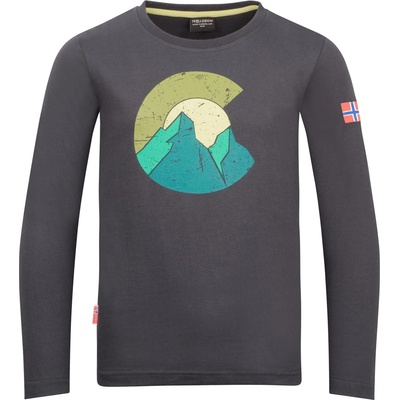 Trollkids Детска блуза с дълъг ръкав Trollkids Kid's Halsafjord Longsleeve Longsleeve - Black - размер 140 (EU) (704-5821-0116)