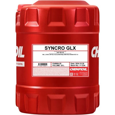 Chempioil 8806 Syncro GLX 75W-140 20 l