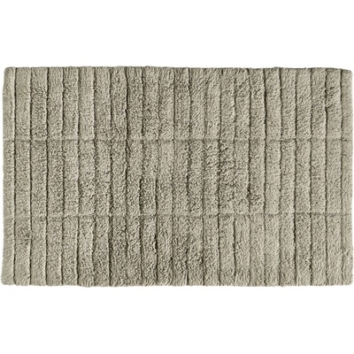 Zone Зелена и бежова постелка за баня 80x50 cm Tiles - Zone (13540)
