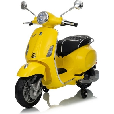 Mamido Vespa ROMA Detský elektrický skúter žltá