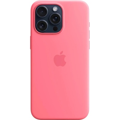 Apple Оригинален кейс за Apple iPhone 15 Pro Max, Силикон, Magsafe, Розов (mwnn3zm/a)