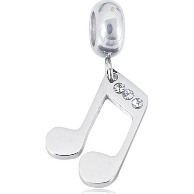 Linda's Jewelry Visací Přívěsek Veselá Nota chirurgická ocel IP076
