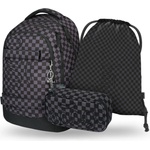 Baagl КОМПЛЕКТ 3 Skate max SKA сива: раница, моливник, торбичка BAAGL | Cheren | Момчешки | ONE SIZE