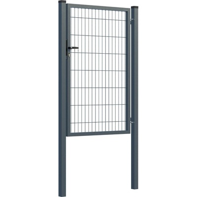 neuvedená Bránka 1kr. SQUARE ZnPVC 1000x1500mm, antracit