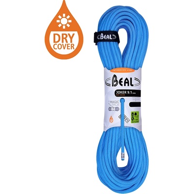 Beal Динамично въже BEAL Joker 9.1mm Dry Cover 60m blue