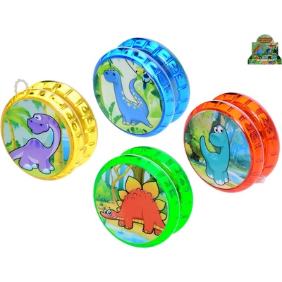 Jojo dinosauři 6 cm na baterie se světlem mix barev zelená modrá žlutá červená
