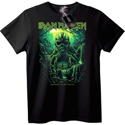 NOONEBRAND Тениска Iron Maiden - Сенки на долината - S, Black