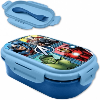 Marvel plastový box na desiatu Avengers Captain America