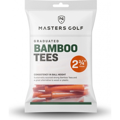 Masters Bamboo Graduated Dřevěná Týčka Oranžová 70mm, 20ks – Zboží Dáma