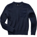 Urban Classics Detský pulóver Kids BW Pullover Navy