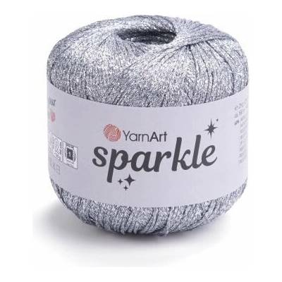 YarnArt Příze Sparkle 1300 stříbrná