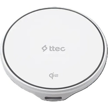 Ttec Безжично Wireless зарядно 220V ttec AirCharger M Pro Qi2/MagSafe Compatible 15W iPhone/Android Wireless Fast Charger - Бяло