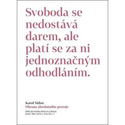 Obrana absolutního postoje