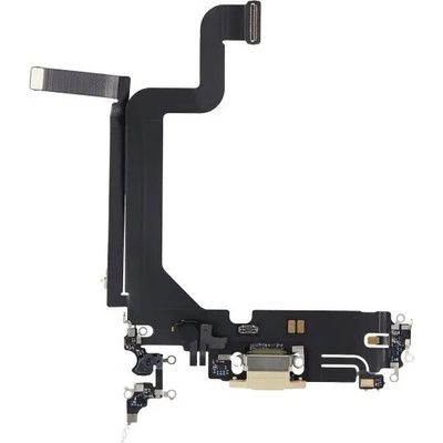 Apple iPhone 14 Pro Max - Nabíjecí Konektor + Flex Kabel (Gold), Gold