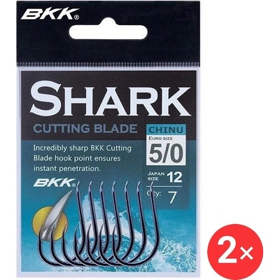 BKK Háček CHINU Shark Vel. 3/0 2 × 7 ks