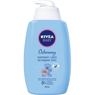 Nivea Baby šampón a pena do kúpeľa 2v1 500 ml